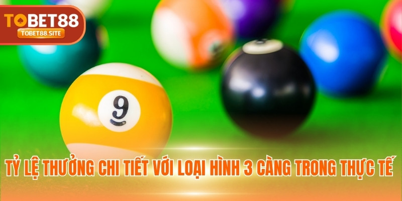 Tỷ lệ thưởng chi tiết với loại hình 3 càng trong thực tế